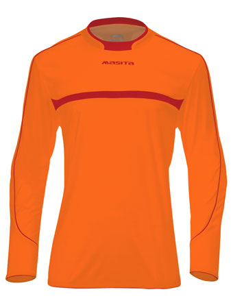Masita Brasil Ls Goalkeeper T-Shirt Neon Orange/Red