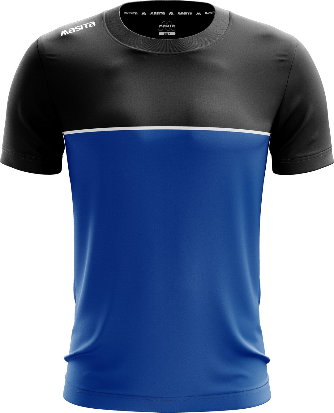 Masita League Ss T-Shirt Black/Royal Blue