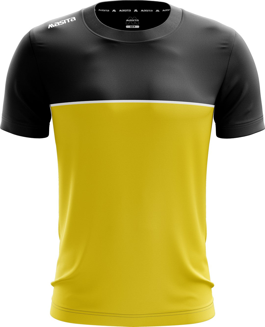 Masita League Ss T-Shirt Black/Yellow