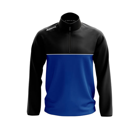 Masita League Zipsweater Black/Royal Blue