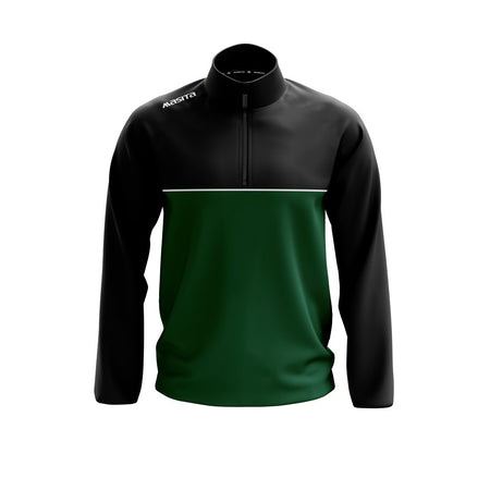 Masita League Zipsweater Black/Green