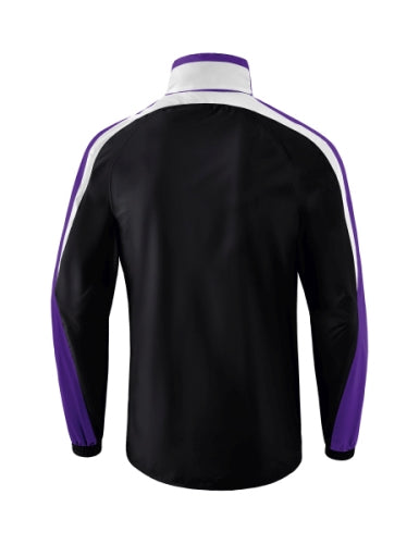 Erima Liga 2.0 allweather jack - zwart/donker violet/wit