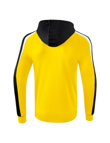 Erima Liga 2.0 trainingsjack met capuchon - geel/zwart/wit