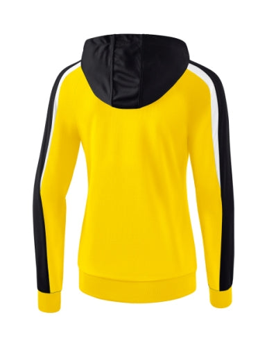 Erima Liga 2.0 trainingsjack met capuchon Dames - geel/zwart/wit