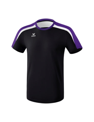 Erima Liga 2.0 T-shirt - zwart/donker violet/wit
