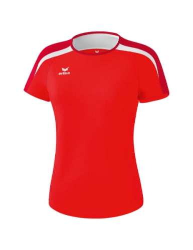 Erima Liga 2.0 T-shirt Dames - rood/donkerrood/wit