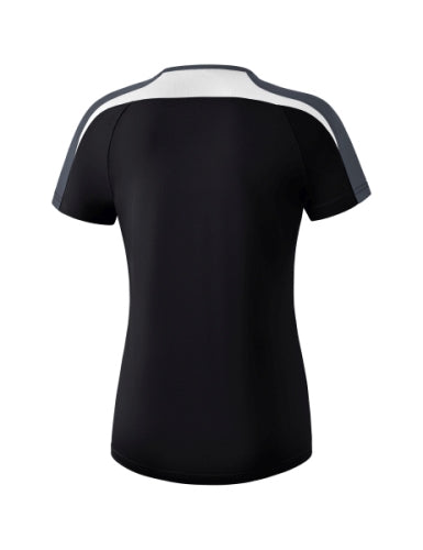 Erima Liga 2.0 T-shirt Dames - zwart/wit/donkergrijs