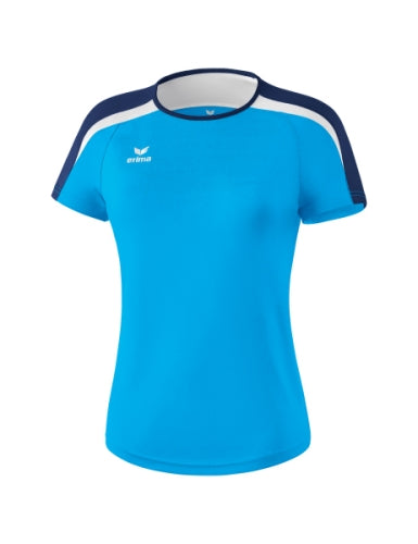 Liga 2.0 T-shirt dames - curaçao/new navy/wit