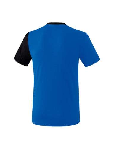 Erima 5-C T-shirt - new royal/zwart/wit