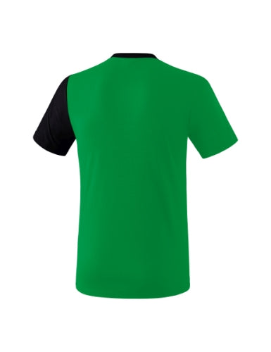 Erima 5-C T-shirt - smaragd/zwart/wit