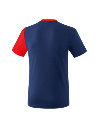 Erima 5-C T-shirt - new navy/rood/wit