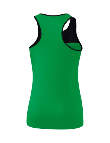 Erima 5-C tanktop Dames - smaragd/zwart/wit