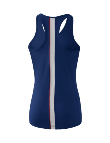 Erima Squad tanktop Dames - new navy/bordeaux/silver grey