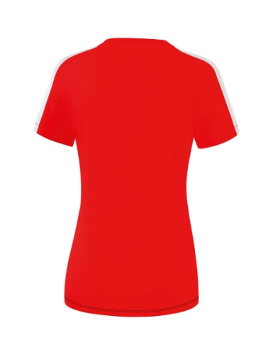 Erima Squad T-shirt Dames - rood/zwart/wit