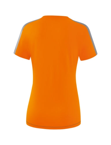 Erima Squad T-shirt Dames - new orange/slate grey/monument grey