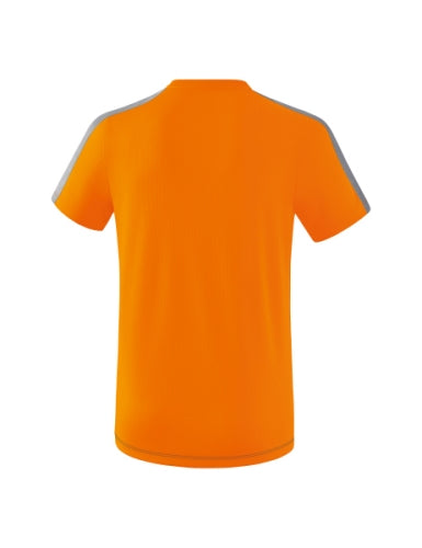 Erima Squad T-shirt - new orange/slate grey/monument grey