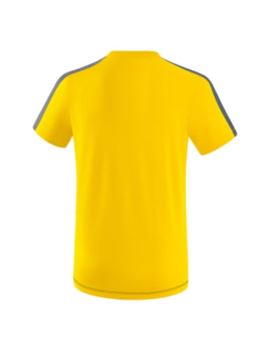 Erima Squad T-shirt - geel/zwart/slate grey