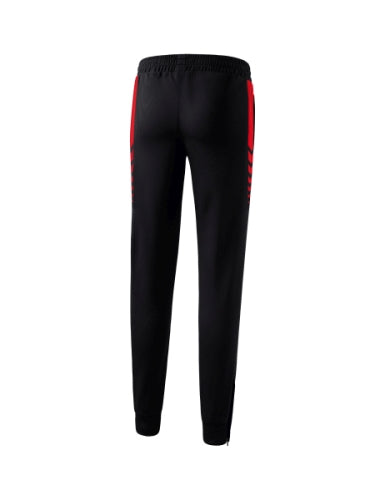 Erima Six Wings worker broek Dames - zwart/rood