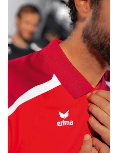 Erima Liga 2.0 polo - rood/donkerrood/wit