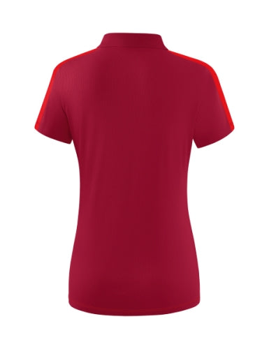 Erima Squad polo Dames - bordeaux/rood