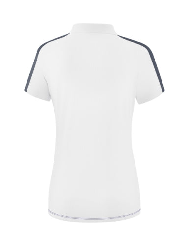 Erima Squad polo Dames - wit/new navy/slate grey