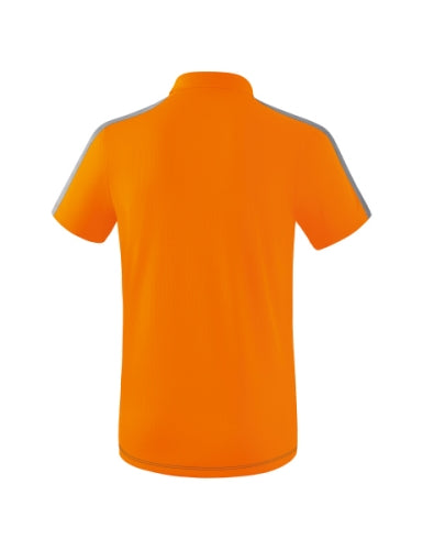 Erima Squad polo - new orange/slate grey/monument grey
