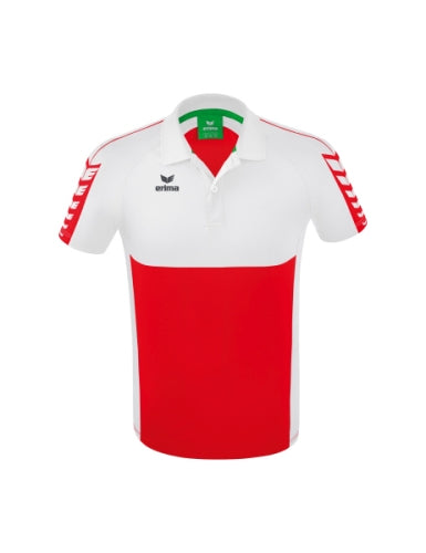 Erima Six Wings polo - rood/wit