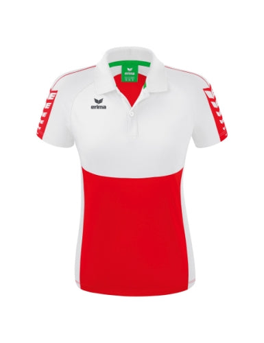 Erima Six Wings polo Dames - rood/wit