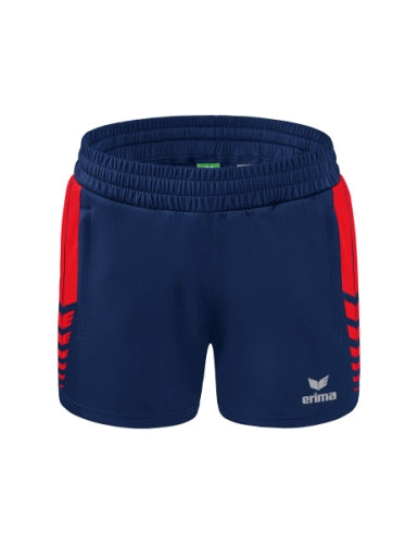 Erima Six Wings worker short Dames - new navy/rood