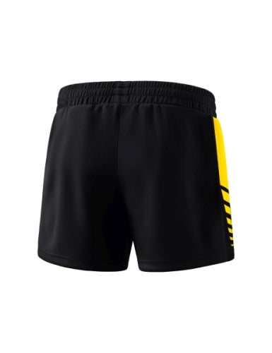 Erima Six Wings worker short Dames - zwart/geel