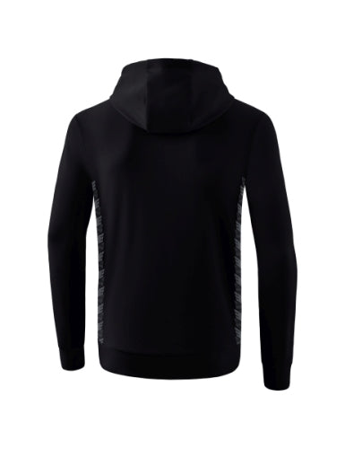 Erima Essential Team sweatshirt met capuchon - zwart/slate grey