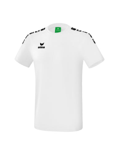 Erima Essential 5-C T-shirt - wit/zwart