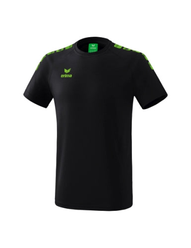 Erima Essential 5-C T-shirt - zwart/green gecko