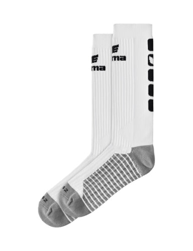 Erima CLASSIC 5-C sokken lang - wit/zwart