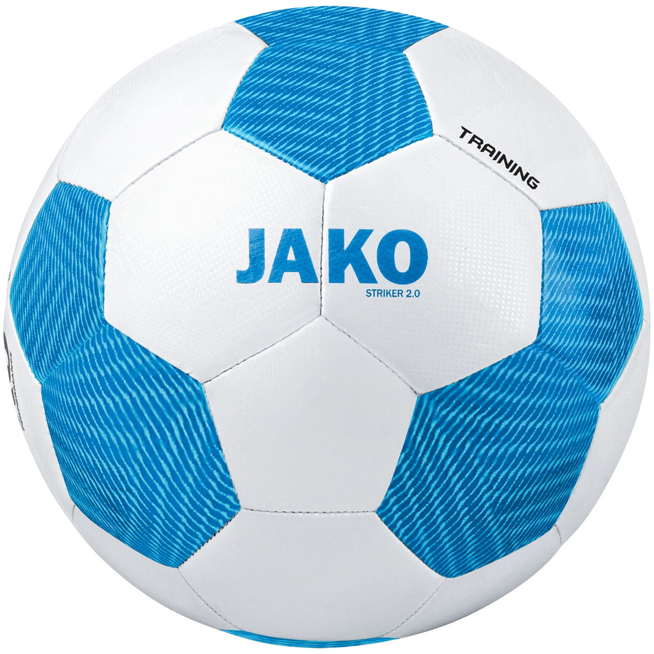 Trainingsbal Striker 2.0 - Wit/JAKO-blauw