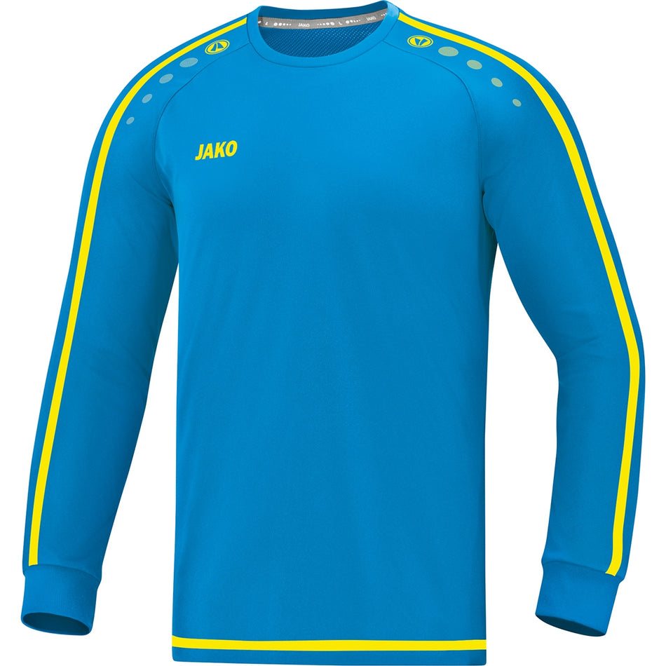 Shirt Striker 2.0 LM - JAKO-blauw/fluogeel
