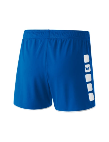 Erima CLASSIC 5-C short Dames - new royal/wit