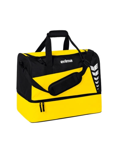Erima SIX WINGS sporttas met bodemvak - geel/zwart
