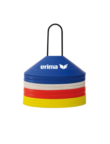 Erima Set hoedjes - rood/blauw/geel/wit